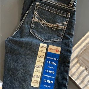 Boys 12 reg vintage bootcut NWT